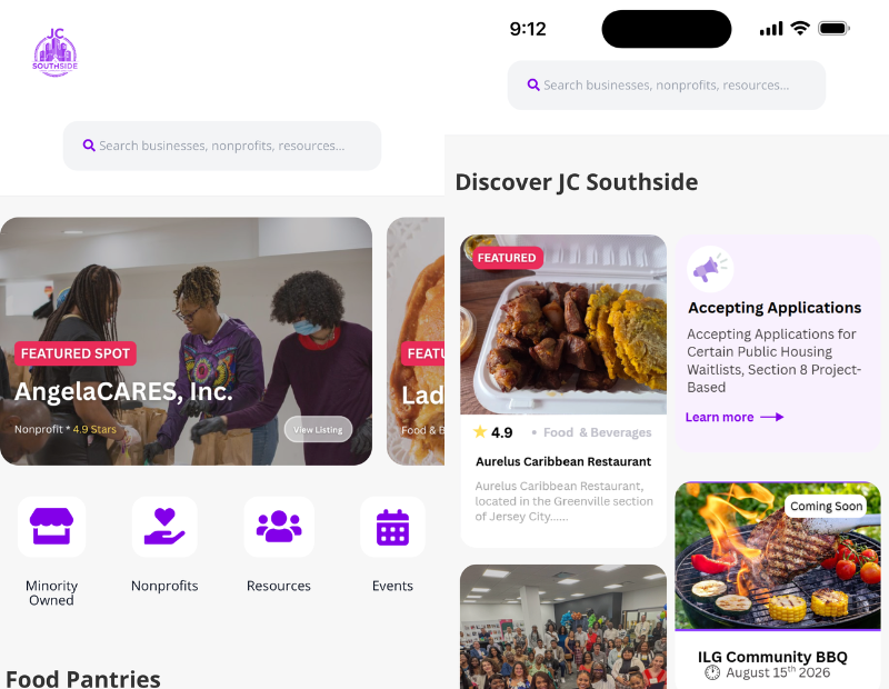 JC Southside mobile app screenshot